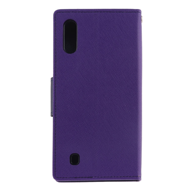 GOOSPERY FANCY DIARY Horizontal Flip PU Leather Case for Galaxy M10, with Holder & Card Slots & Wallet