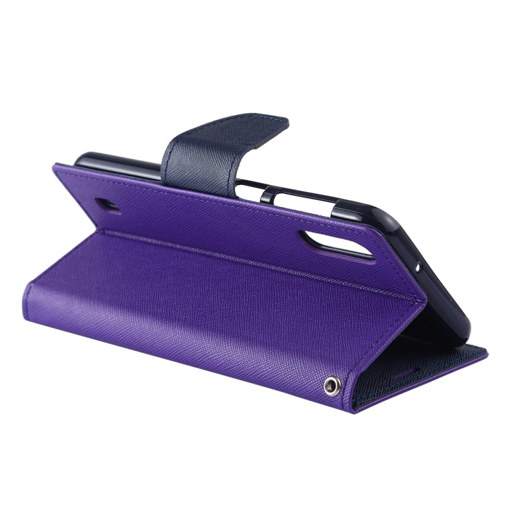 GOOSPERY FANCY DIARY Horizontal Flip PU Leather Case for Galaxy M10, with Holder & Card Slots & Wallet