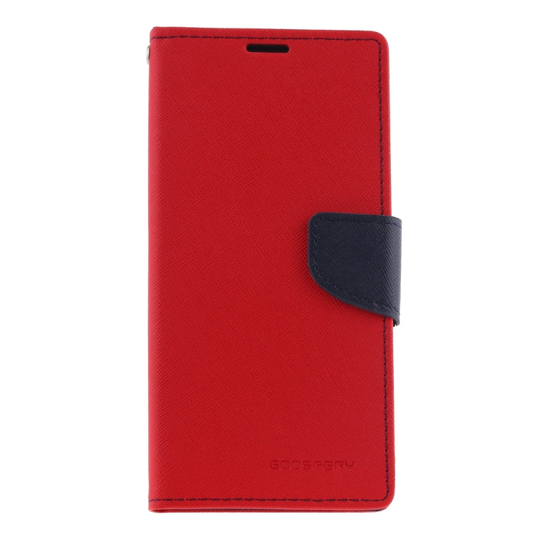 GOOSPERY FANCY DIARY Horizontal Flip PU Leather Case for Galaxy M10, with Holder & Card Slots & Wallet