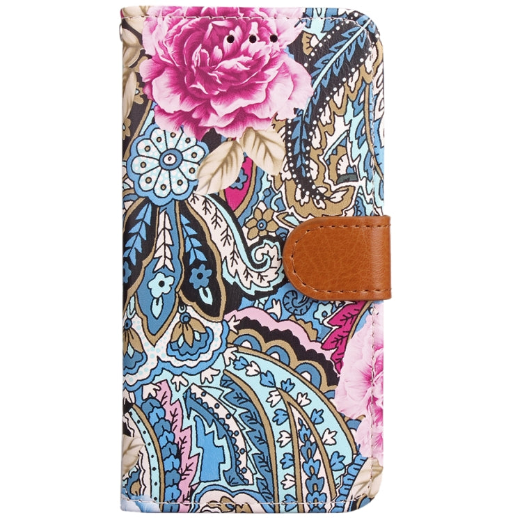 For Galaxy Note 8 Painting Abstract Flowers Pattern PU + TPU Horizontal Flip Leather Case with Holder & Card Slots & Wallet & Photo Frame & Lanyard