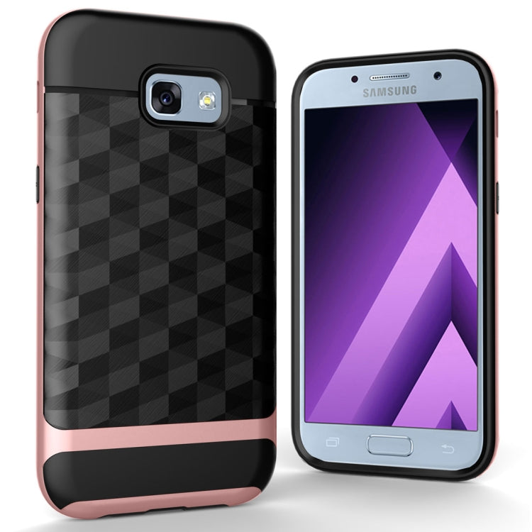 For Galaxy A3 (2017) / A320 3D Diamond  TPU+PC  Protective Combination Case