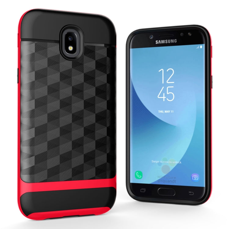 For Galaxy J7 (2017) / J730 ( EU Version) 3D Diamond TPU+PC Protective Combination Case
