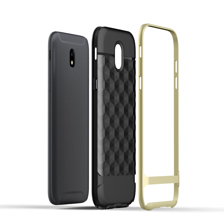 For Galaxy J7 (2017) / J730 ( EU Version) 3D Diamond TPU+PC Protective Combination Case