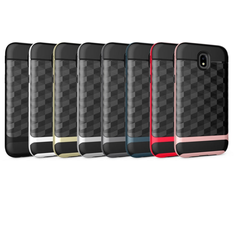 For Galaxy J7 (2017) / J730 ( EU Version) 3D Diamond TPU+PC Protective Combination Case