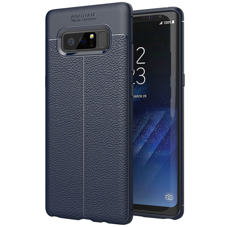 For Galaxy Note 8 Litchi Texture TPU Protective Back Cover Case