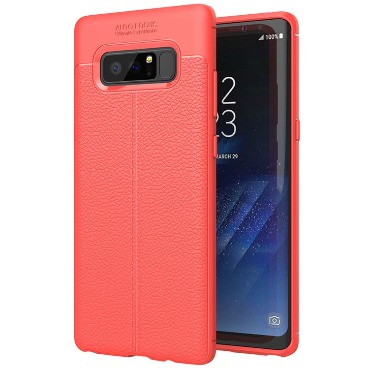 For Galaxy Note 8 Litchi Texture TPU Protective Back Cover Case