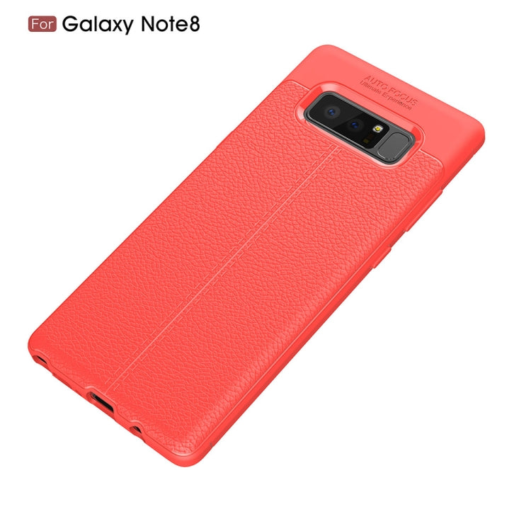 For Galaxy Note 8 Litchi Texture TPU Protective Back Cover Case