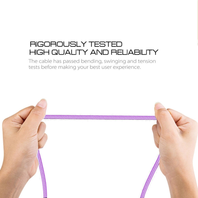 Knit Texture USB to USB-C / Type-C Data Sync Charging Cable, Cable Length: 3m, 3A Total Output, 2A Transfer Data