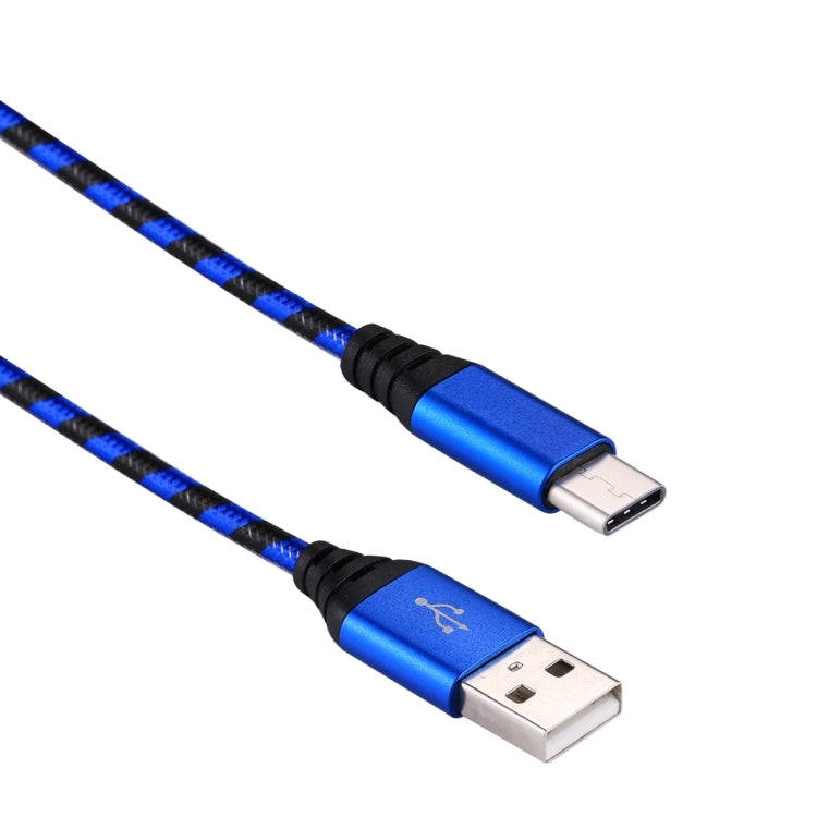 1m USB to USB-C / Type-C Nylon Weave Style Data Sync Charging Cable
