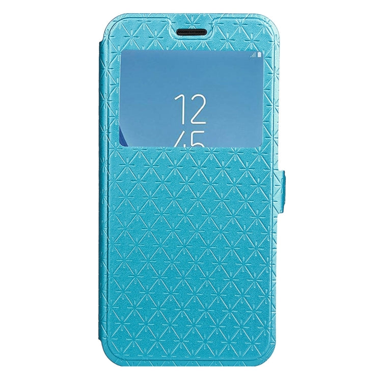 For Galaxy J3 (2017) (EU Version) Argyles Texture TPU+PU Horizontal Flip Leather Case with Holder & Card Slots & Call Display ID, Europe & Asian Version