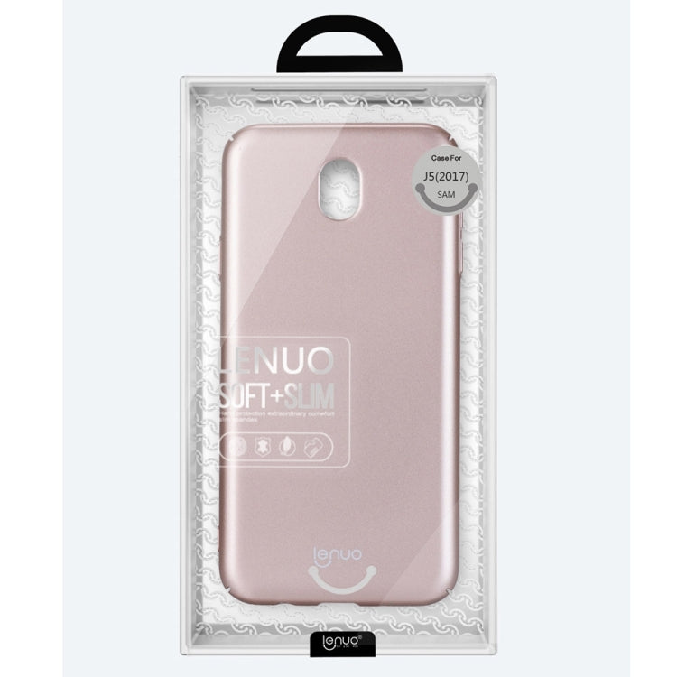 Lenuo for Galaxy J5 (2017) (EU Version) PC Ultra-thin Impact Protection Case(Black)