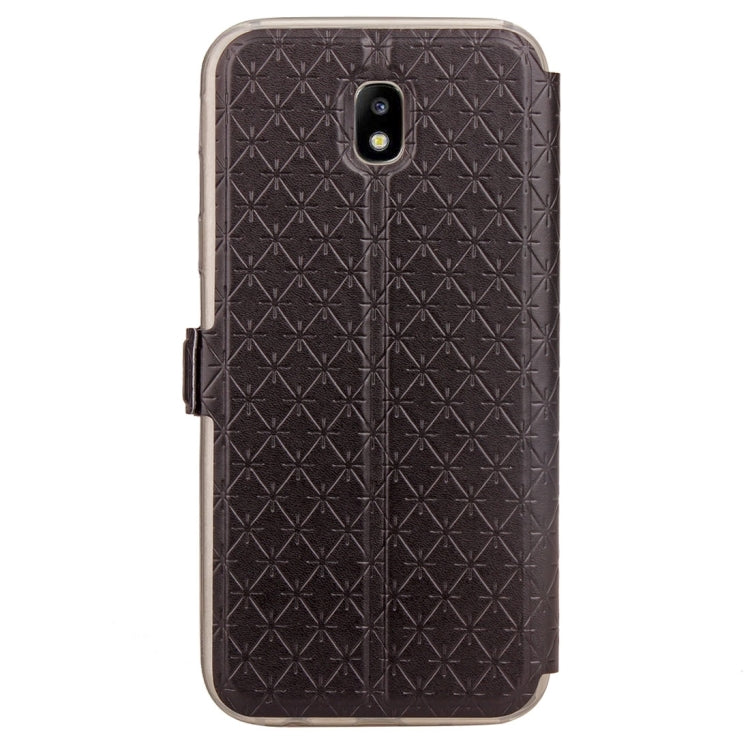 For Galaxy J5 (2017) (EU Version) Argyles Texture TPU+PU Horizontal Flip Leather Case with Holder & Card Slots & Call Display ID, Europe & Asian Version