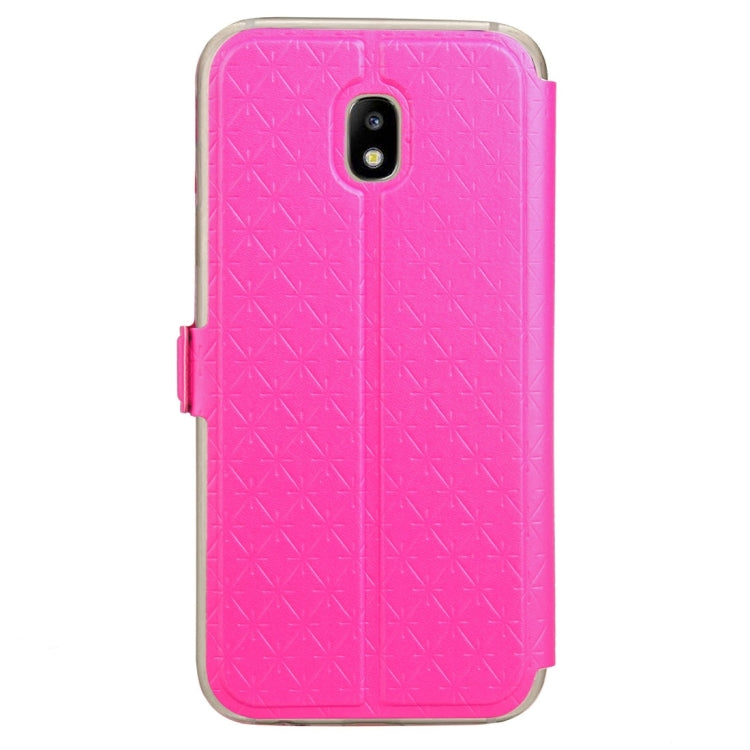 For Galaxy J5 (2017) (EU Version) Argyles Texture TPU+PU Horizontal Flip Leather Case with Holder & Card Slots & Call Display ID, Europe & Asian Version