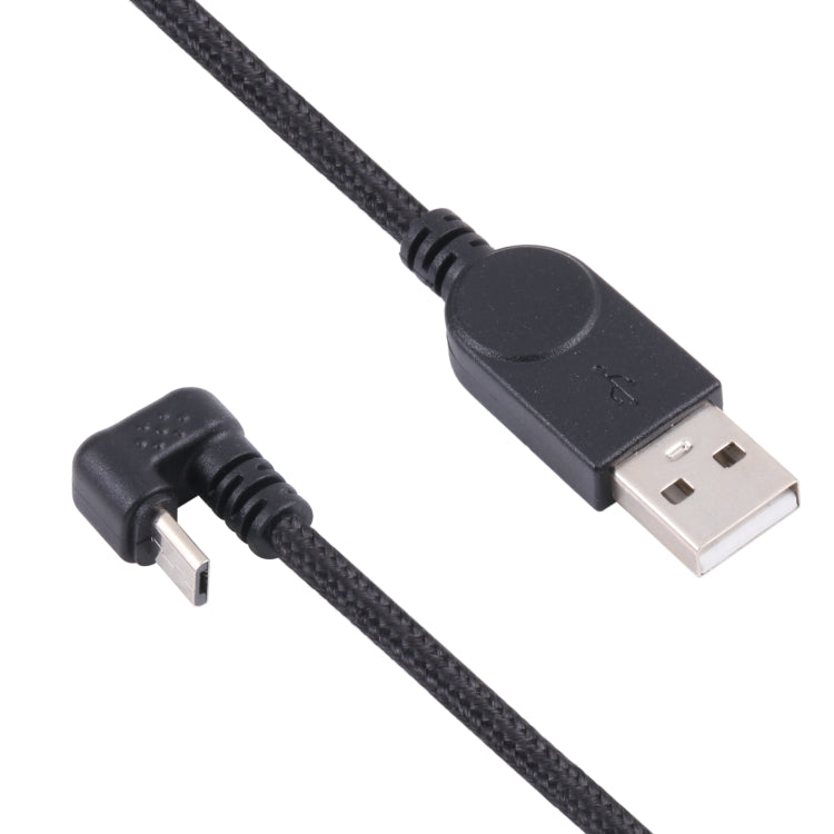 U-shaped Micro USB Male to USB Male Nylon Braid Charge Data Cable