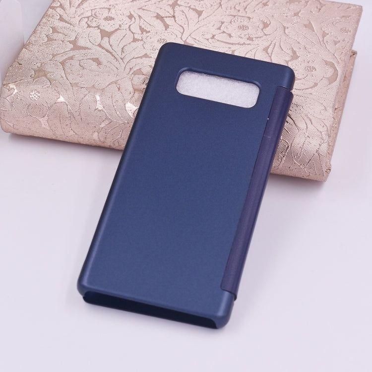 For Galaxy Note 8 PU + PC High Transparency Frosted Horizontal Flip Leather Case