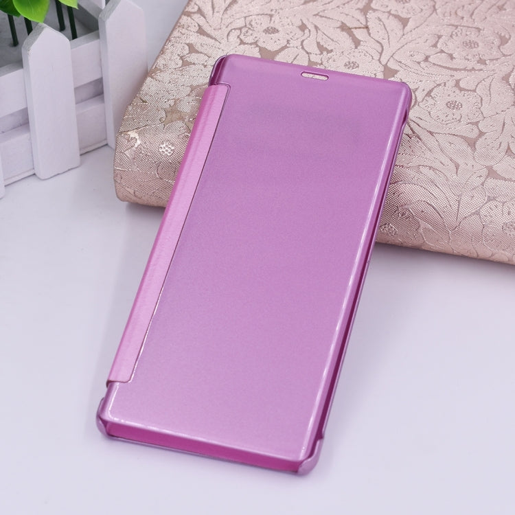 For Galaxy Note 8 PU + PC High Transparency Frosted Horizontal Flip Leather Case