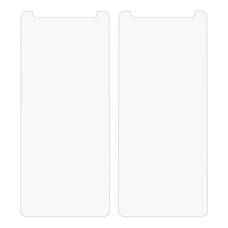 2 PCS 9H 2.5D Non-full Curved Tempered Glass Film for Galaxy Note 9