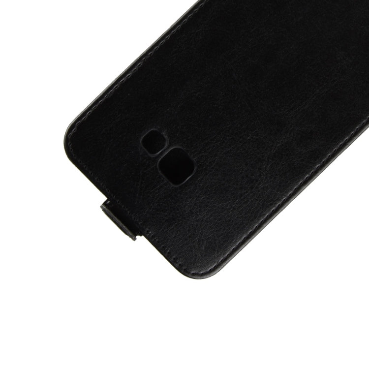 Business Style Vertical Flip TPU Leather Case for Galaxy J4+, with Card Slot