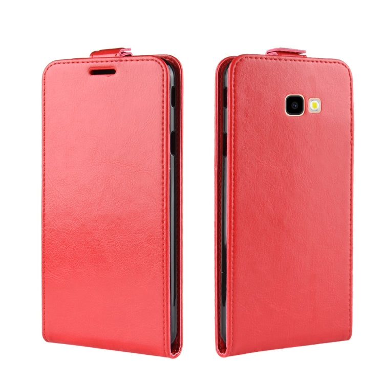 Business Style Vertical Flip TPU Leather Case for Galaxy J4+, with Card Slot