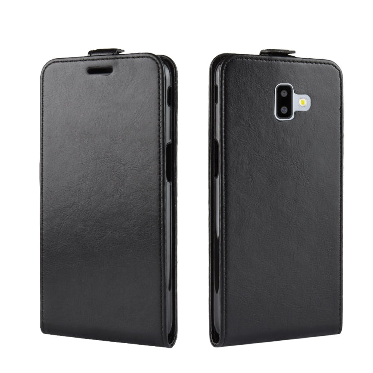 Business Style Vertical Flip TPU Leather Case for Galaxy J6+, with Card Slot