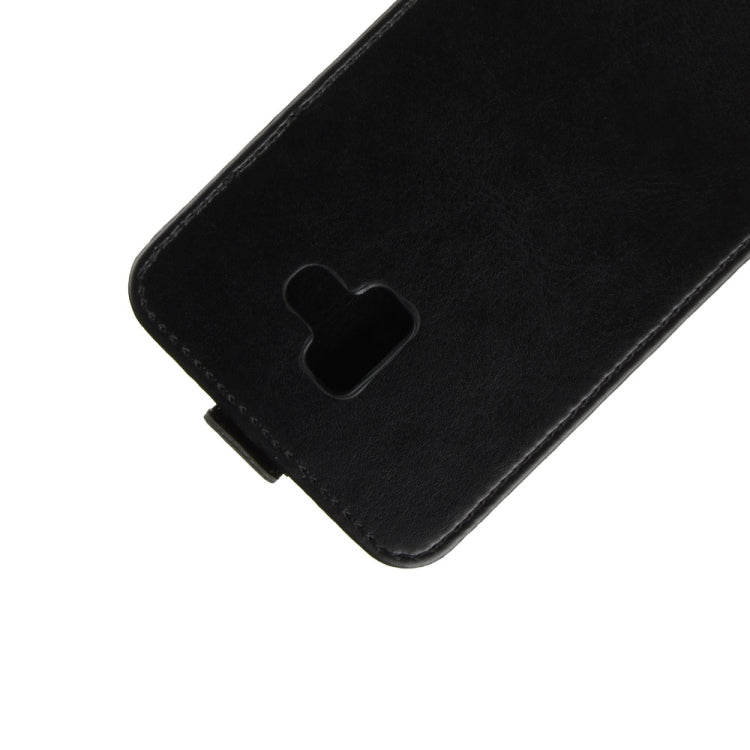 Business Style Vertical Flip TPU Leather Case for Galaxy J6+, with Card Slot