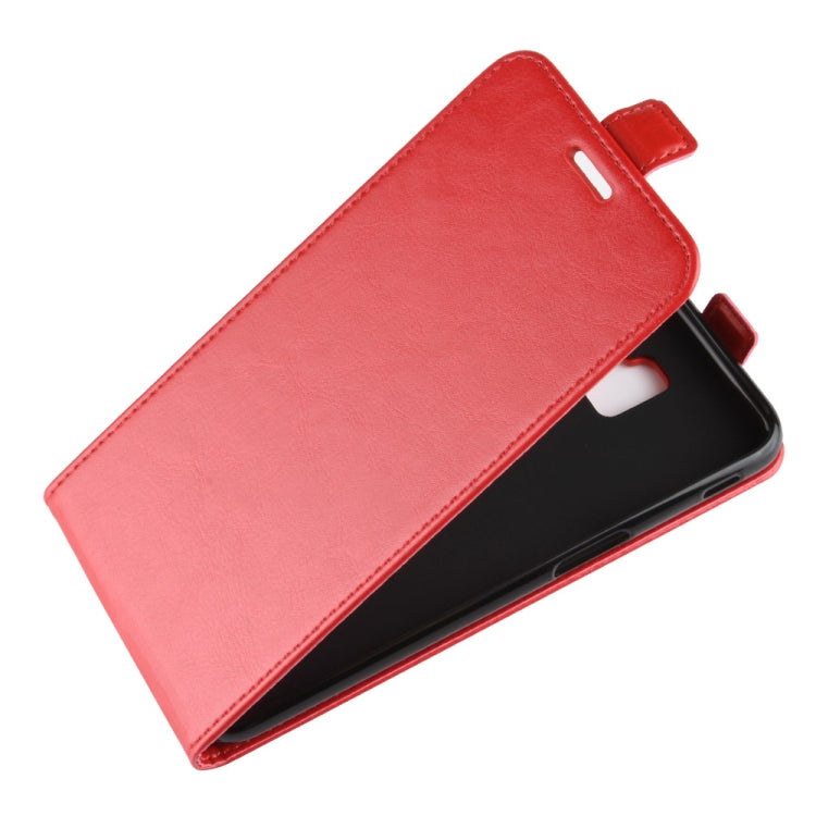 Business Style Vertical Flip TPU Leather Case for Galaxy J6+, with Card Slot