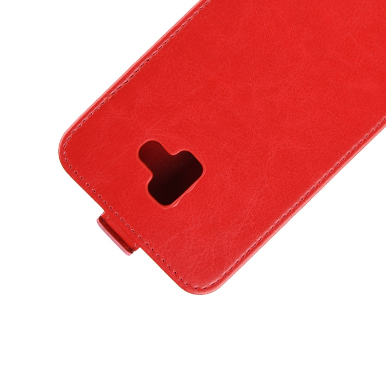 Business Style Vertical Flip TPU Leather Case for Galaxy J6+, with Card Slot