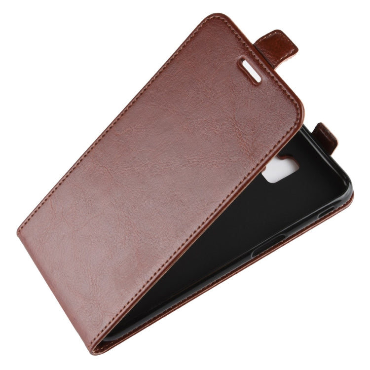 Business Style Vertical Flip TPU Leather Case for Galaxy J6+, with Card Slot