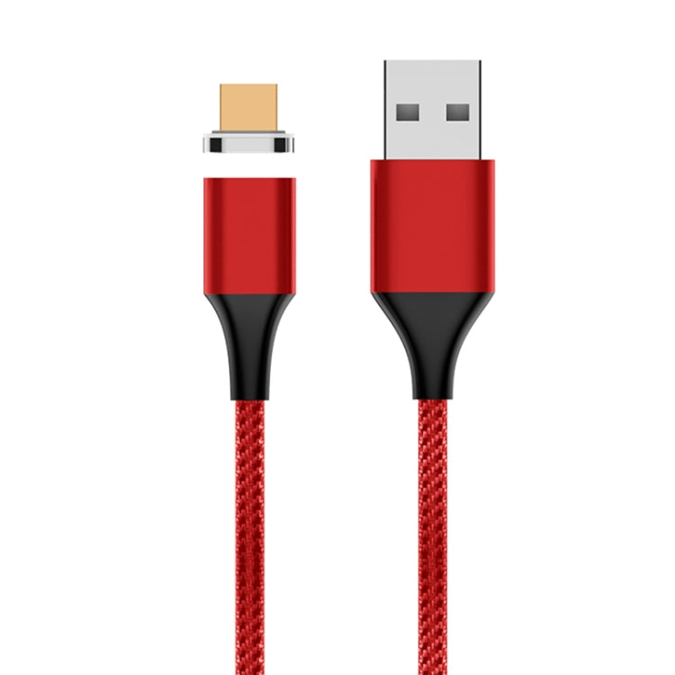 M11 3A USB to Micro USB Nylon Braided Magnetic Data Cable, Cable Length: 1m