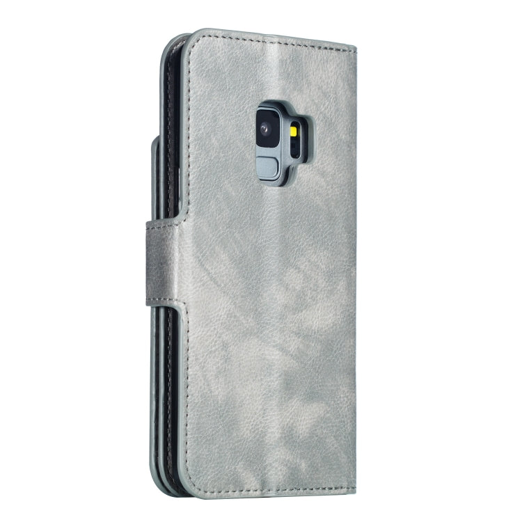 Litchi Texture Horizontal Flip Leather Case for Galaxy S9, with Holder & Nine Card Slots & Wallet