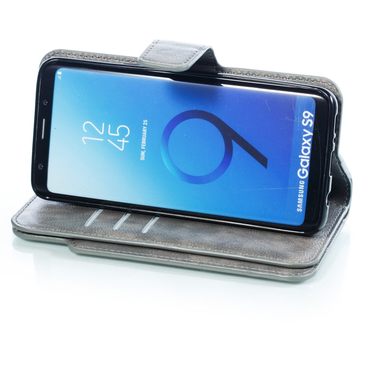 Litchi Texture Horizontal Flip Leather Case for Galaxy S9, with Holder & Nine Card Slots & Wallet