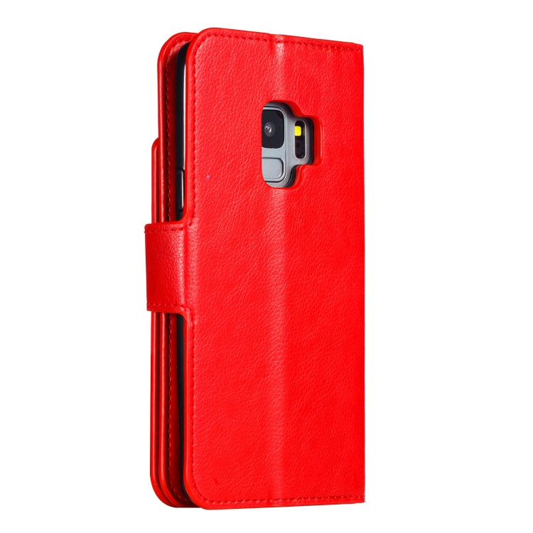 Litchi Texture Horizontal Flip Leather Case for Galaxy S9, with Holder & Nine Card Slots & Wallet