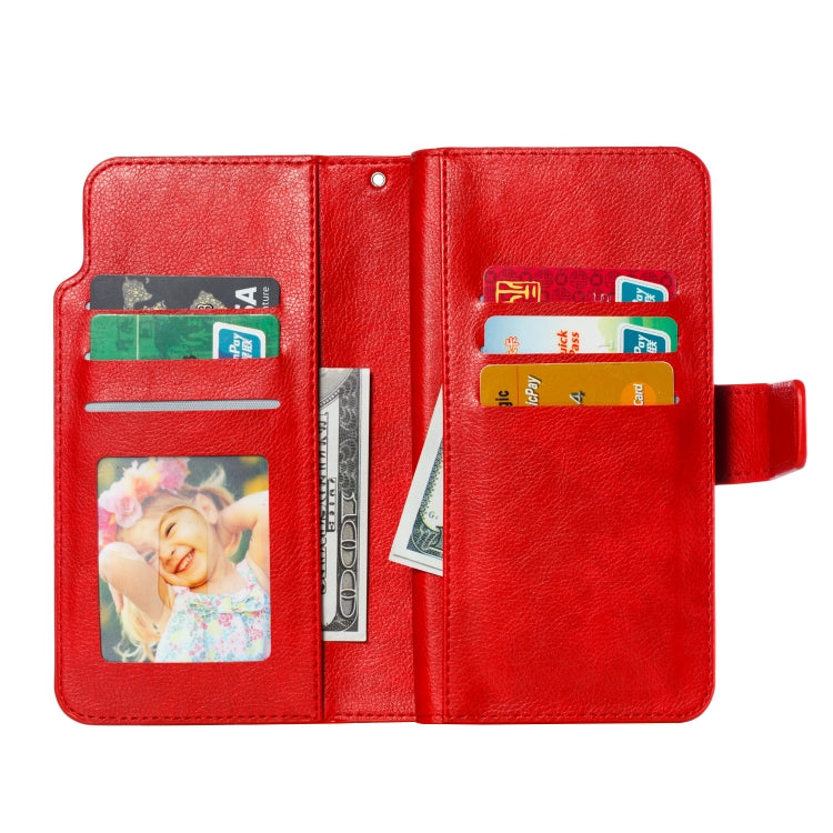 Litchi Texture Horizontal Flip Leather Case for Galaxy S9, with Holder & Nine Card Slots & Wallet