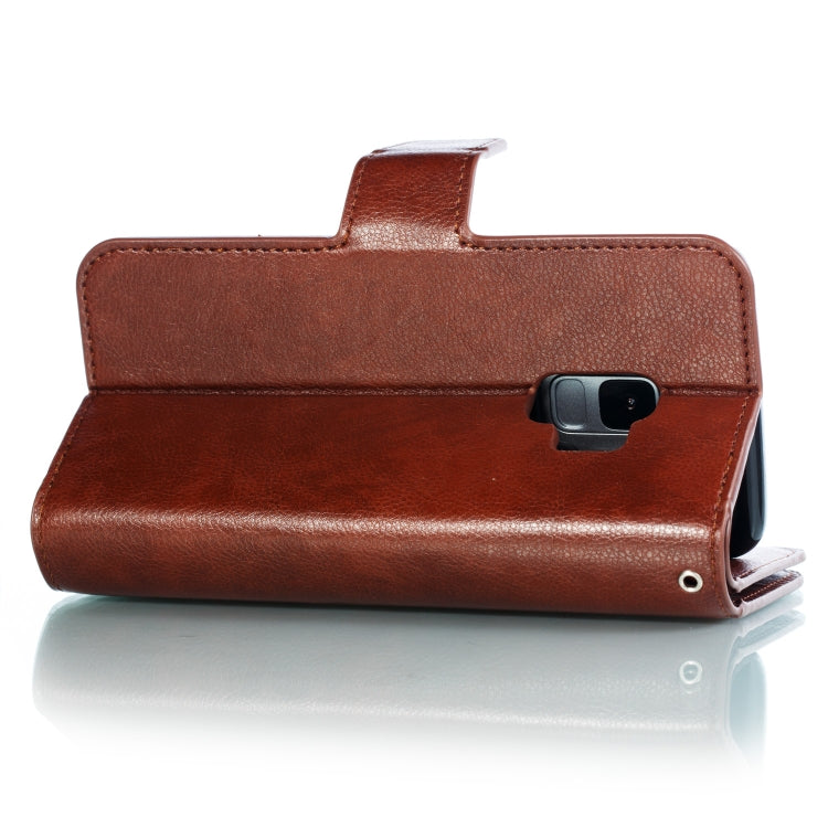 Litchi Texture Horizontal Flip Leather Case for Galaxy S9, with Holder & Nine Card Slots & Wallet