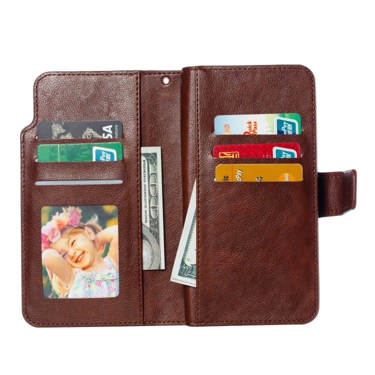 Litchi Texture Horizontal Flip Leather Case for Galaxy S9, with Holder & Nine Card Slots & Wallet