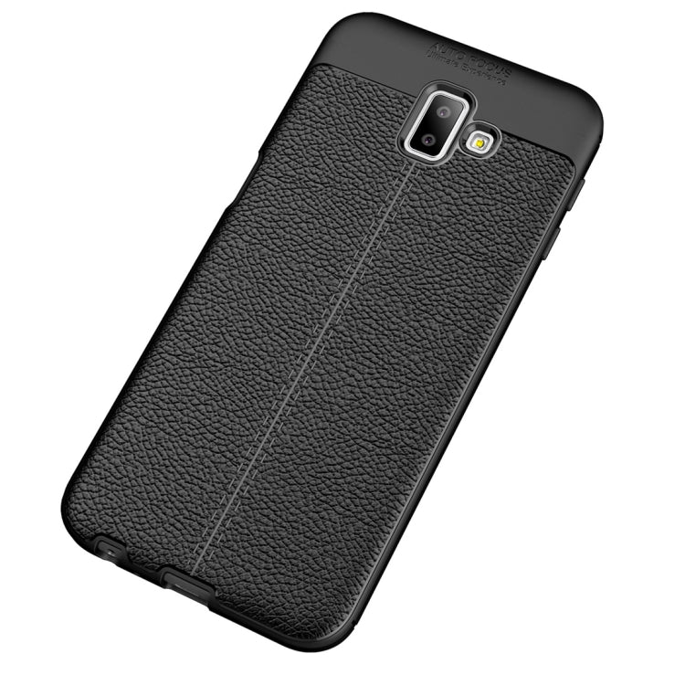 Litchi Texture TPU Shockproof Case for Galaxy J6+