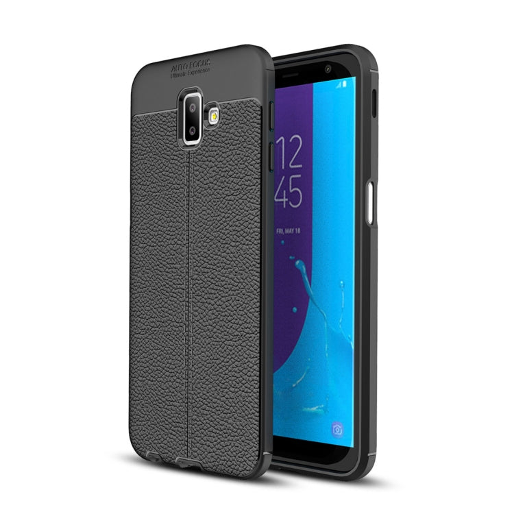 Litchi Texture TPU Shockproof Case for Galaxy J6+