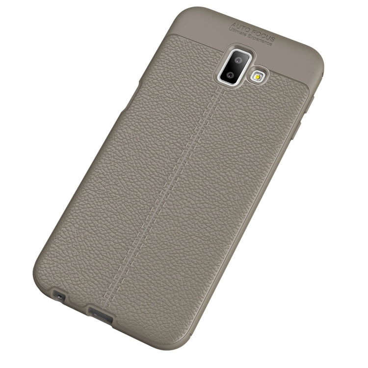 Litchi Texture TPU Shockproof Case for Galaxy J6+