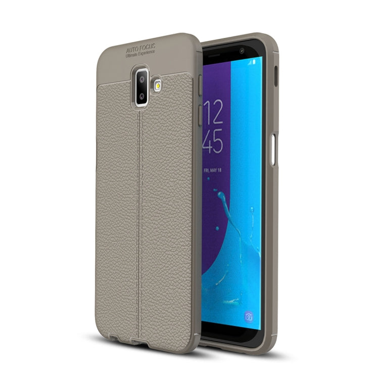 Litchi Texture TPU Shockproof Case for Galaxy J6+
