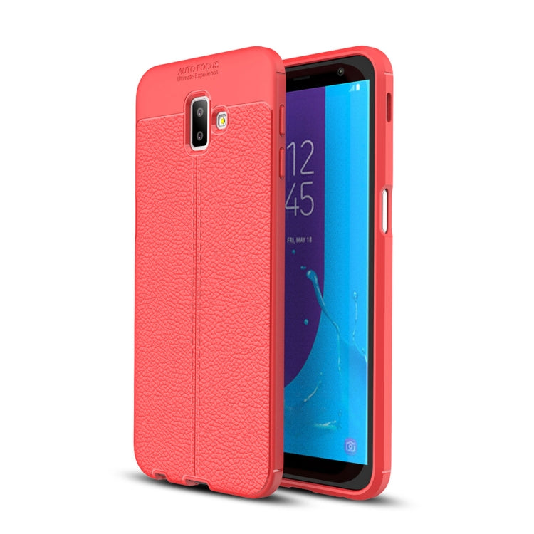 Litchi Texture TPU Shockproof Case for Galaxy J6+
