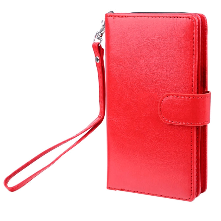 For Galaxy S8 Plus Separable Retro Crazy Horse Texture Horizontal Flip Leather Case with Detachable Back Protective Case & Nine Card Slots & Wallet & Photo Frame & Lanyard