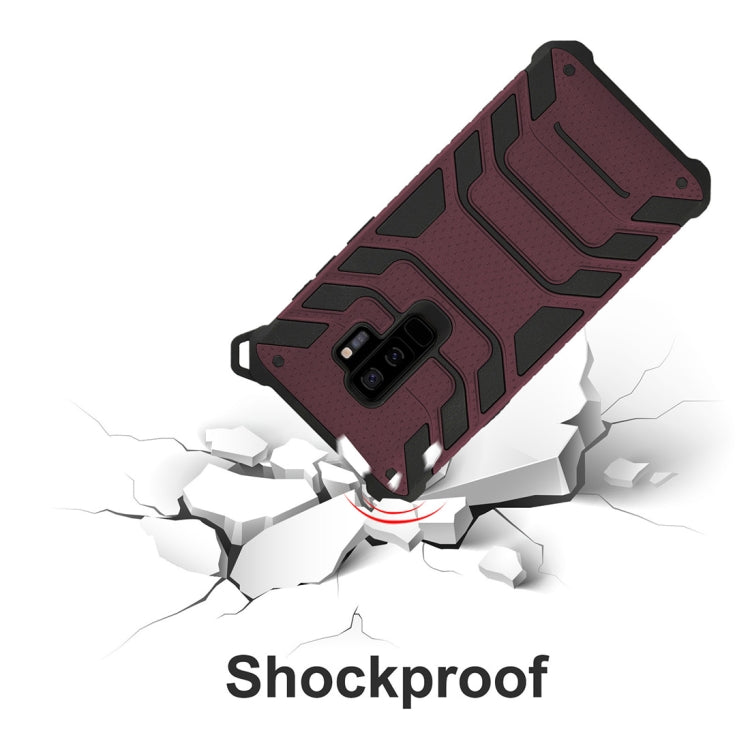 For Galaxy S9+ Shockproof Anti-slip TPU + PC Protective Back Case