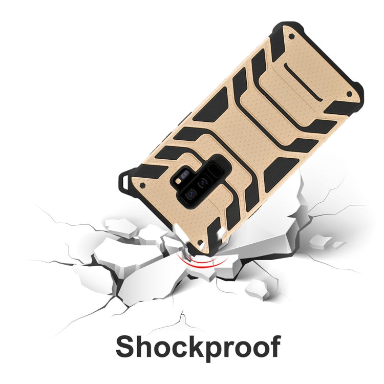 For Galaxy S9+ Shockproof Anti-slip TPU + PC Protective Back Case
