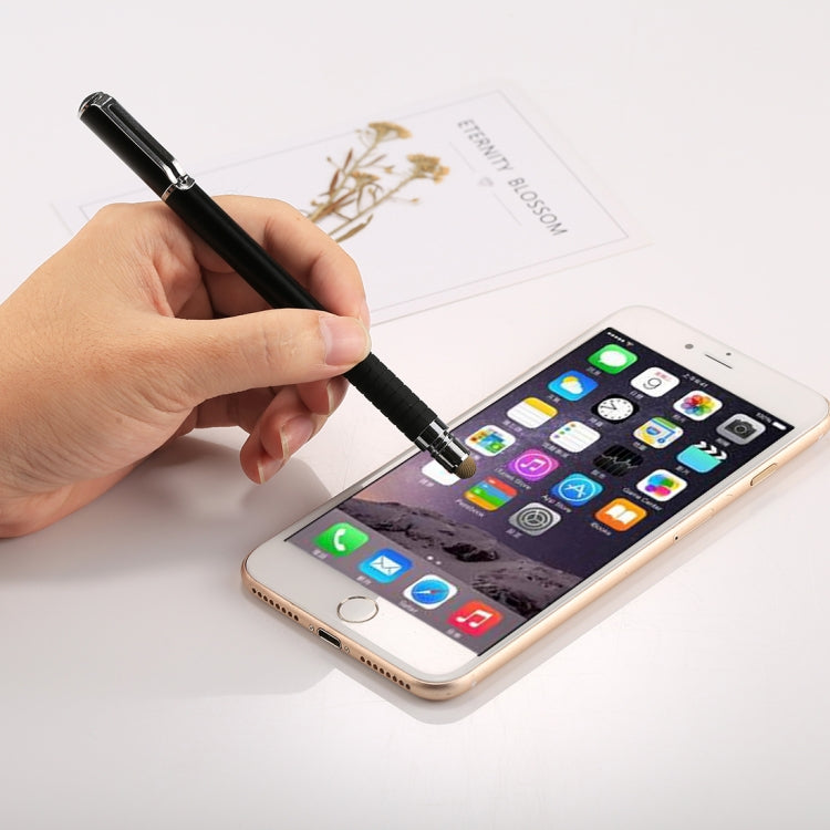 Universal 2 in 1 Multifunction Round Thin Tip Capacitive Touch Screen Stylus Pen, For iPhone, iPad, Samsung, and Other Capacitive Touch Screen Smartphones or Tablet PC