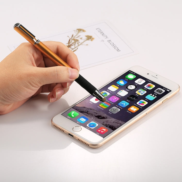 Universal 2 in 1 Multifunction Round Thin Tip Capacitive Touch Screen Stylus Pen, For iPhone, iPad, Samsung, and Other Capacitive Touch Screen Smartphones or Tablet PC