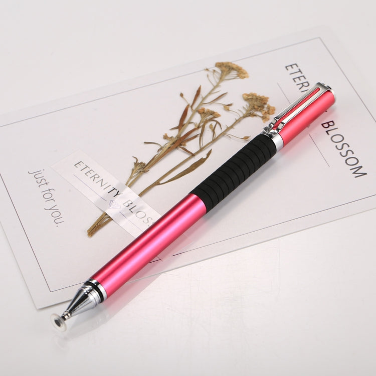 Universal 2 in 1 Multifunction Round Thin Tip Capacitive Touch Screen Stylus Pen, For iPhone, iPad, Samsung, and Other Capacitive Touch Screen Smartphones or Tablet PC