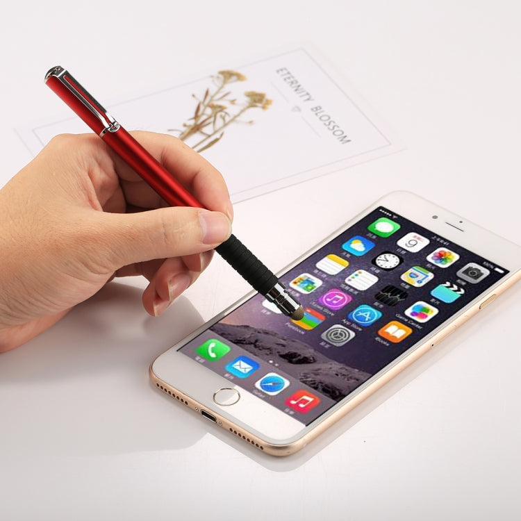 Universal 2 in 1 Multifunction Round Thin Tip Capacitive Touch Screen Stylus Pen, For iPhone, iPad, Samsung, and Other Capacitive Touch Screen Smartphones or Tablet PC