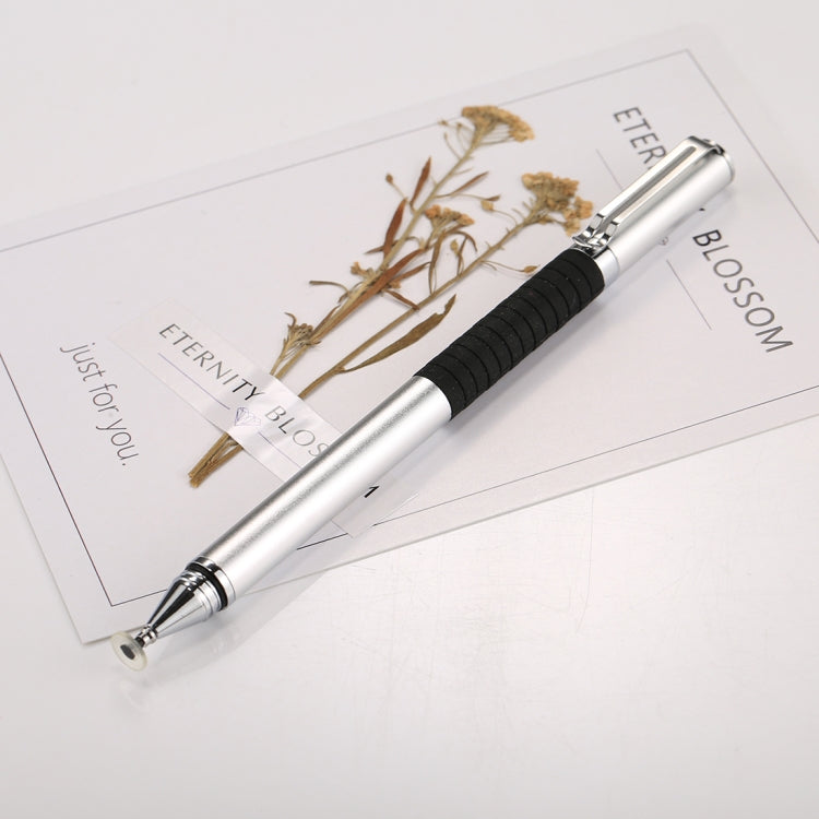 Universal 2 in 1 Multifunction Round Thin Tip Capacitive Touch Screen Stylus Pen, For iPhone, iPad, Samsung, and Other Capacitive Touch Screen Smartphones or Tablet PC