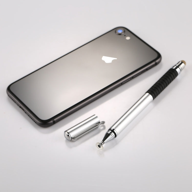 Universal 2 in 1 Multifunction Round Thin Tip Capacitive Touch Screen Stylus Pen, For iPhone, iPad, Samsung, and Other Capacitive Touch Screen Smartphones or Tablet PC