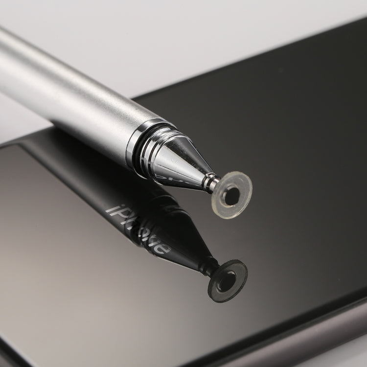 Universal 2 in 1 Multifunction Round Thin Tip Capacitive Touch Screen Stylus Pen, For iPhone, iPad, Samsung, and Other Capacitive Touch Screen Smartphones or Tablet PC